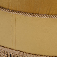 Load image into Gallery viewer, Yolanda - Luxurious Upholstery Round Upholstered Accent Ottoman