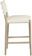 Load image into Gallery viewer, Andie - Vegan Leather Upholstered Counter Stool - Natural Base