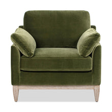 Load image into Gallery viewer, Pasadena - Wide Modern Farmhouse Accent Arm Chair - Olive Green