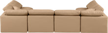 Load image into Gallery viewer, Indulge - Faux Leather 6 Piece Modular U-Shaped Sectional - Tan