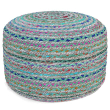 Load image into Gallery viewer, Margo - Handcrafted Round Pouf