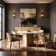 Load image into Gallery viewer, Sylvan - Vegan Leather Dining Chair (Set of 2) - Natural Frame