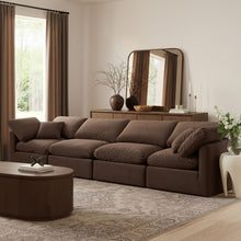 Load image into Gallery viewer, Indulge - Velvet 4 Seat Modular Sofa