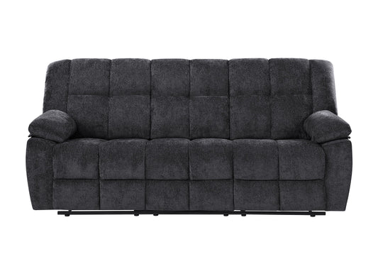 U6000 - Reclining Sofa / Console Reclining Loveseat - Black