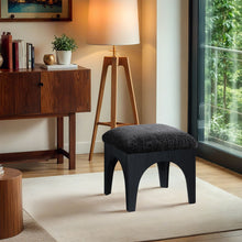 Load image into Gallery viewer, Lawson - Chenille Fabric Ottoman - Black Base