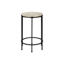 Load image into Gallery viewer, Round Accent Table For Living Room - Black