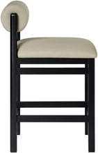Load image into Gallery viewer, Roundhill - Faux Leather Counter Stool - Black Frame