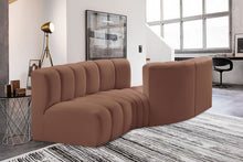 Load image into Gallery viewer, Arc - Faux Leather 4 Piece Sofa