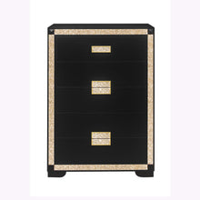 Load image into Gallery viewer, Lively - Chest With Glitter Detail And Thick Bar Handle Hardware - Black