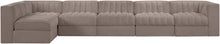 Load image into Gallery viewer, Rummi - Velvet Performance Fabric Upholstered 6 Piece Modular Sectional, L-Shaped (Right)