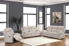 Load image into Gallery viewer, Galya - 3 Piece Living Room Set Sofa Loveseat Chair - Light Gray