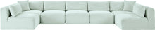 Load image into Gallery viewer, Shaggy - 7 Piece Modular U-Shaped Armless Sectional