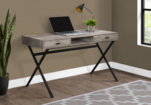 Load image into Gallery viewer, Computer Desk For Home Office, Laptop, Storage Drawers, Glossy Contemporary & Modern