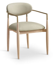 Load image into Gallery viewer, Riccio - Dining Arm Chair (Set of 2) - Natural And Gold Frame