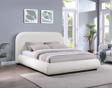 Load image into Gallery viewer, Vaughn - Linen Bed With Black Base