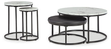Load image into Gallery viewer, Jusmour - Occasional Nesting Table (Set of 4) - Black / White