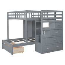Load image into Gallery viewer, Bunk Bed With Wardrobe, Drawers