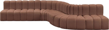 Load image into Gallery viewer, Arc - Faux Leather 7 Piece Modular Sofa