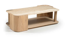 Load image into Gallery viewer, Calabria - Marble And Oak Wood Table