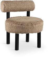 Load image into Gallery viewer, Ambre - Vegan Shearling Fabric Upholstered Accent Chair