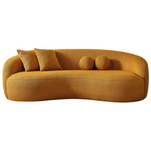 Load image into Gallery viewer, Drake - Japandi Style Curvy Boucle Sofa