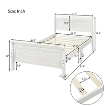 Load image into Gallery viewer, Platform Bed Frame Mattress Foundation Sleigh Bed With Headboard / Footboard / Wood Slat Suppor