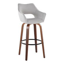 Load image into Gallery viewer, Mustang - Contemporary Fixed Height Barstool With Swivel & Round Footrest (Set of 2)