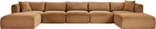 Load image into Gallery viewer, Shaggy - Fabric 7 Piece Modular Sectional With 2 Ottomans