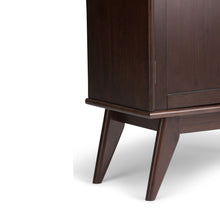 Load image into Gallery viewer, Draper - Low Storage Cabinet - Medium Auburn Brown