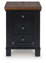 Load image into Gallery viewer, Wildenauer - Chair Side End Table - Brown / Black