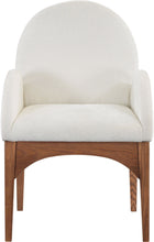 Load image into Gallery viewer, Waldorf - Chenille Dining Arm Chair With Brown Legs