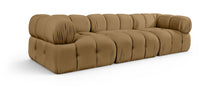 Load image into Gallery viewer, Orin - Velvet Performance Fabric Upholstered 3 Piece Modular Sofa