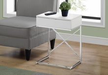Load image into Gallery viewer, Accent Side Table, Storage Drawer, Spacious Tabletop, Contemporary & Modern