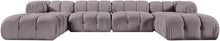 Load image into Gallery viewer, Orin - Velvet 6 Piece Modular Double Chaise Sectional