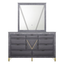 Load image into Gallery viewer, Symmetry - Lighted Mirror - Charcoal