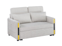 Load image into Gallery viewer, Percy - Teddy Sleeper Loveseat With Dual-Pull Sleeper Design