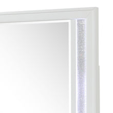 Load image into Gallery viewer, Abigale - Mirror For Dresser Top Made With LED (Includes Only Mirror) - White