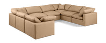 Load image into Gallery viewer, Indulge - Faux Leather 8 Piece Modular Sectional - Tan