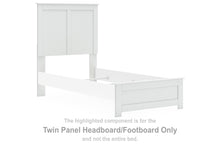 Load image into Gallery viewer, Bostwick Shoals - Twin Panel Headboard/Footboard - White