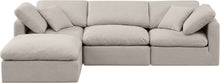 Load image into Gallery viewer, Indulge - Linen 4 Piece Modular Sectional With Chaise