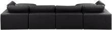 Load image into Gallery viewer, Comfy - 6 Piece Faux Leather Modular Double Chaise Sectional