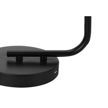 Load image into Gallery viewer, Lighting, Table Lamp, USB Port Included, Glass Shade, Modern - Black