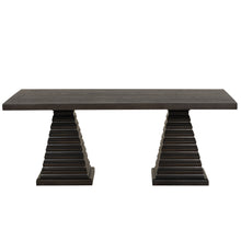 Load image into Gallery viewer, Plateau - 78" Rectangle Dining Table - Top & Base - Dark Brown