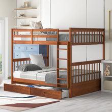 Load image into Gallery viewer, Bunk Bed With Ladders And 2 Storage Drawers