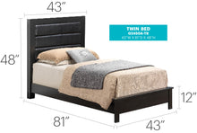 Load image into Gallery viewer, Transitional Modern Design Bed