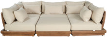 Load image into Gallery viewer, Mirella - 6 Piece Water Resistant Fabric Upholstered Outdoor Patio Modular Sectional