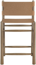 Load image into Gallery viewer, Santos - Upholstered Counter Stool With Stained Brown Base