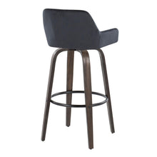 Load image into Gallery viewer, Daniella - Contemporary Fixed Height, Barstool With Swivel With Round Footrest (Set of 2)