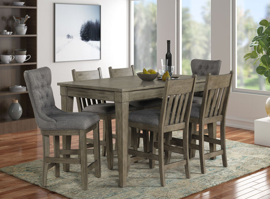 Hartford - Slat Back Counter Stool (Set of 2) - Rustic