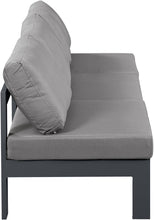 Load image into Gallery viewer, Nizuc - Outdoor Patio 3 Seat Armless Modular Sofa With Gray Frame